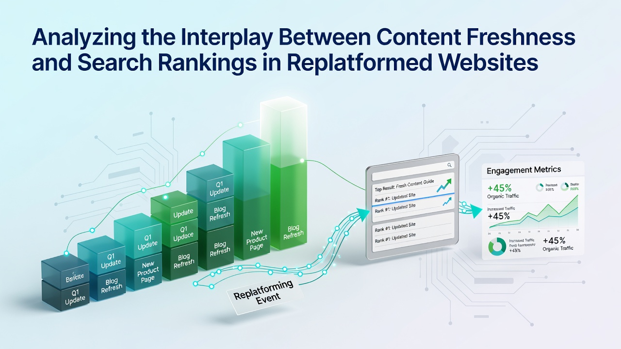 Analyzing the Interplay Between Content Freshness and Search Rankings in Replatformed Websites